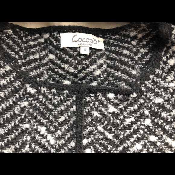 Italian wool open cardigan sweater jacket - Picture 4 of 6